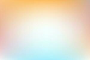 Colorful holographic gradient background design. Orange and blue color backdrop. vector
