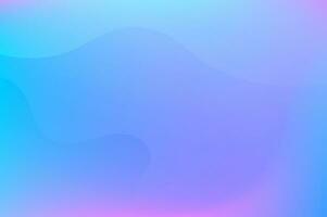 Gradient background with light hologram effect. Blue color backdrop. vector