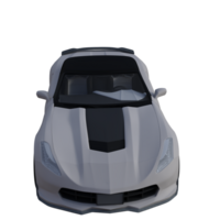 super voiture isolé 3d png