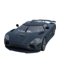 Sport car isolated 3d png