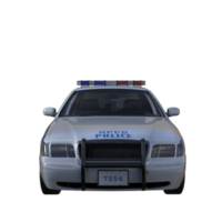 Police isolated 3d png