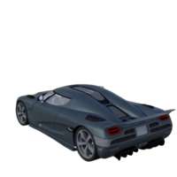 Sport car isolated 3d png