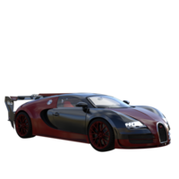 super auto geïsoleerd 3d png