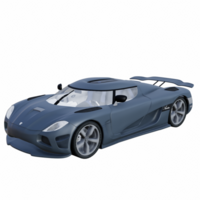 Sport car isolated 3d png