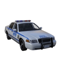 Police isolated 3d png