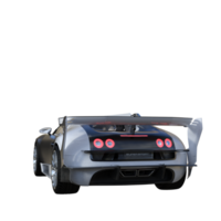 super auto geïsoleerd 3d png