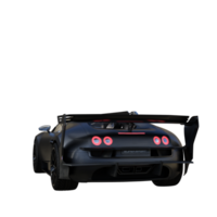 super auto geïsoleerd 3d png