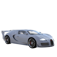 super auto geïsoleerd 3d png