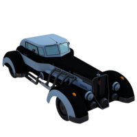 clásico coche aislado 3d png