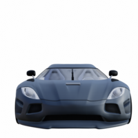 Sport car isolated 3d png