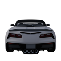 Super car isolated 3d png