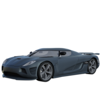Sport car isolated 3d png