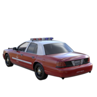 Police isolated 3d png