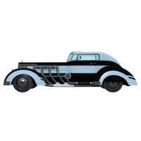 Classic car isolaed 3d png