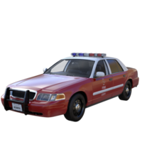 Police isolated 3d png