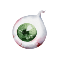 halloween griezelig oog waterverf png