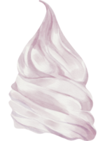 Simple whipping cream png