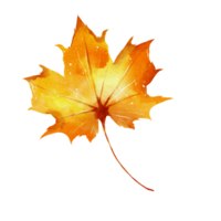 herfst blad waterverf png