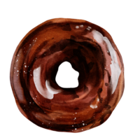 Donut dessert watercolor png