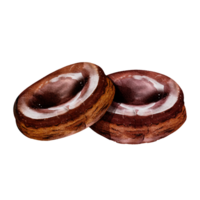 donut toetje waterverf png