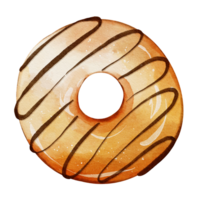 Donut dessert watercolor png