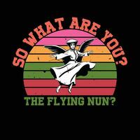 so what are you the flying nun vector