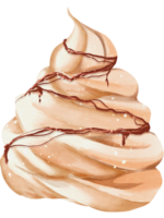 Simple whipping cream png
