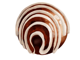 aguarela do doce chocolate png