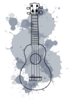 un púrpura ukelele png