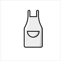 Apron icon vector