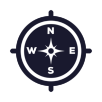 La Flèche boussole icône, géographique icône, direction conception éléments, naviguer destination par boussole outils, qaba direction recherche signe, Nord direction symbole png