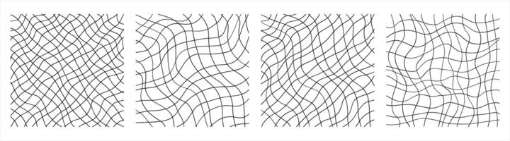 Handwritten Lines and strokes in different styles. Perfect for lettering and texture. Vector illustration photo