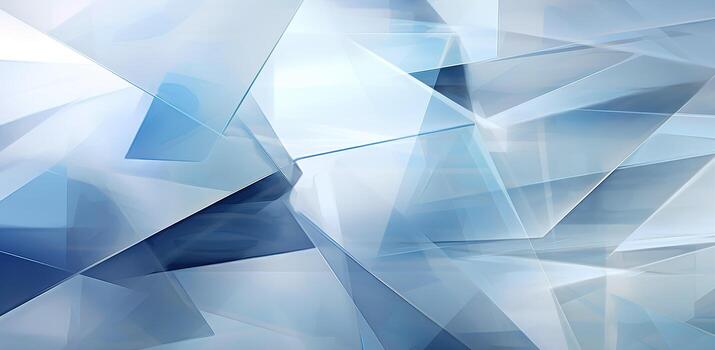 White blue cutting-edge background with a futuristic twist. Created with Generative AI photo