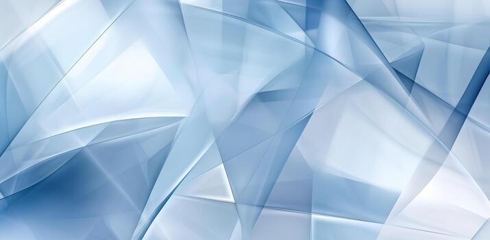 White blue cutting-edge background with a futuristic twist. Created with Generative AI photo