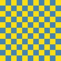 Checkered seamless blue and yellow pattern background use for background design, print, social networks, packaging, textile, web, cover, banner and etc. vector
