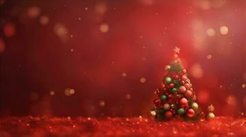 ai generative, A vibrant cozy christmas decoration background wallpaper, christmas night celebration photo