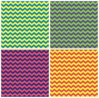 Set of Duotone Zigzag Patterns for Background vector