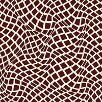 modern simple abstract seamlees dark red wine color rectangle check wave pattern on martini color background perfect for background, wallpaper vector