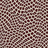 modern simple abstract seamlees dark red wine color rectangle check wave pattern on martini color background perfect for background, wallpaper vector