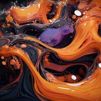 Liquid background image AI Generative photo