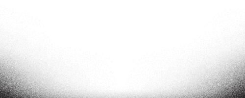 Grunge dotted gradient frame. Noisy border with sand texture. Fade stipple background. Abstract halftone gradation. Vector illustration