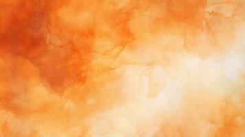 Abstract orange watercolor background. Orange water color splash texture vector