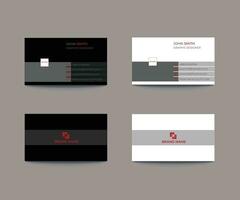 Eye Catching Minimal Clean Unique Modern Elegant Business Card Design Template vector