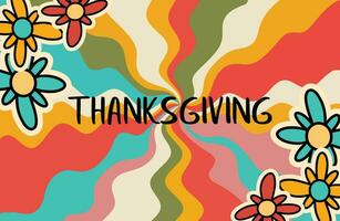 Thanksgiving background with geometric shapes, and colorful Thanksgiving abstract background. Autumn composition and Fall concept thanksgiving day vector