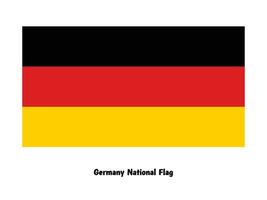 Alemania nacional bandera vector ilustración