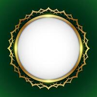 Frames luxury simple islamic vector