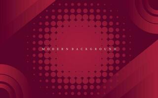 Modern red vector background. Geometric background design