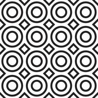 Geometric shapes, tile seamless pattern vector