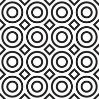 Geometric shapes, tile seamless pattern vector