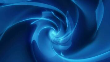 abstract futuristische achtergrond gemaakt van blauw gloeiend energie golven en hi-tech magie lijnen video